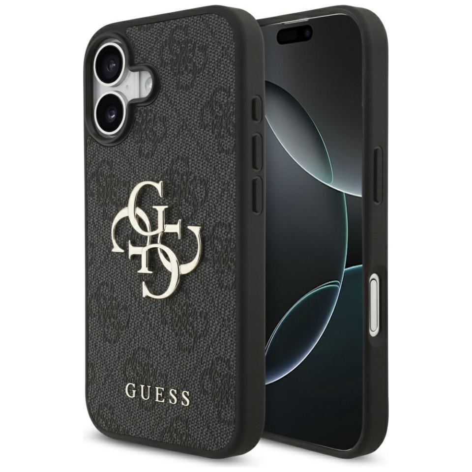 Husa pentru iPhone 17, Guess Hardcase 4G Big Logo, Protectie Slim, Compatibila, Negru