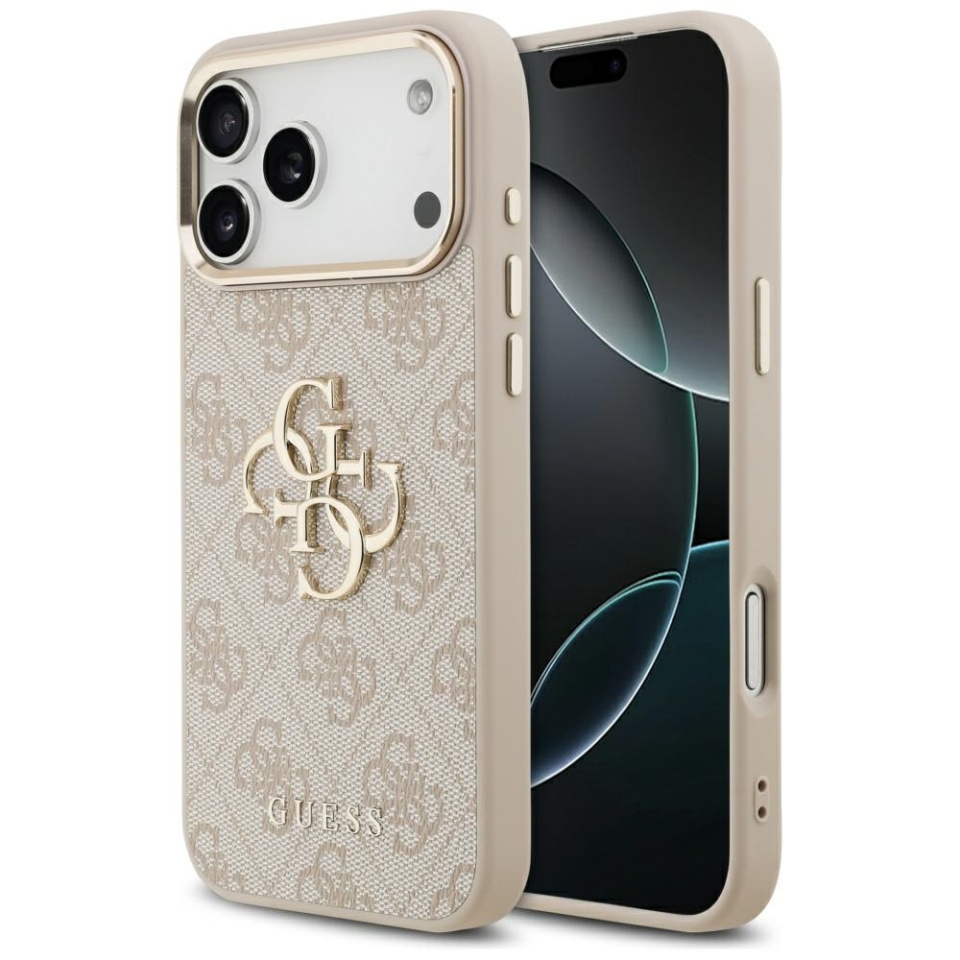 Husa pentru iPhone 17 Pro Max, Guess Hardcase Guess Big 4G Classic Logo, Protectie Slim, Compatibila, Roz