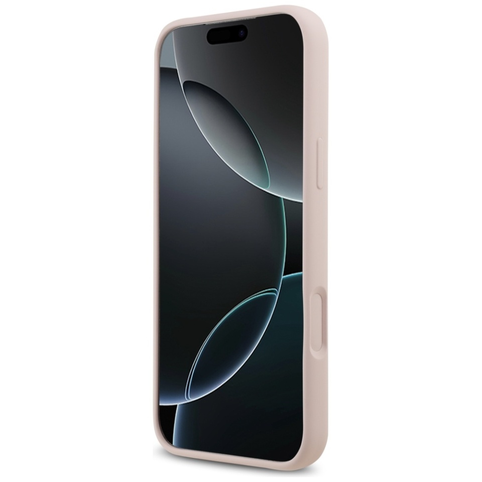 Husa pentru iPhone 17 Pro Max, Silicone Big 4G Script, Protectie Slim, Roz deschis - 3 | YEO