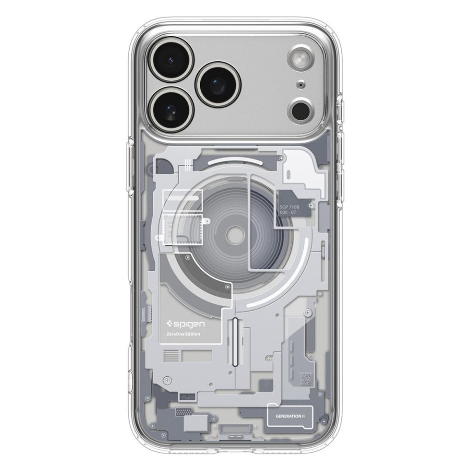 Husa pentru iPhone 17 Pro Max, Spigen Ultra Hybrid Zero One - Alb - 1 | YEO