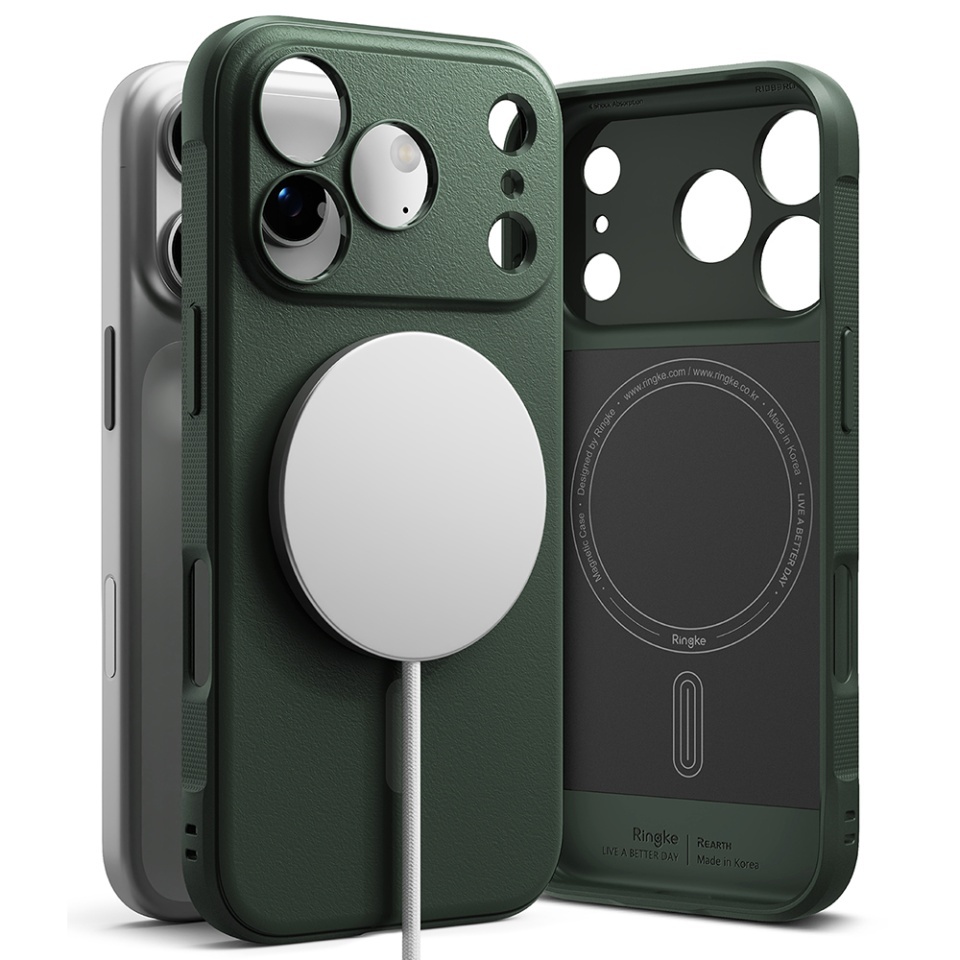 Husa pentru iPhone 17 Pro, Ringke Onyx, Verde - 3 | YEO