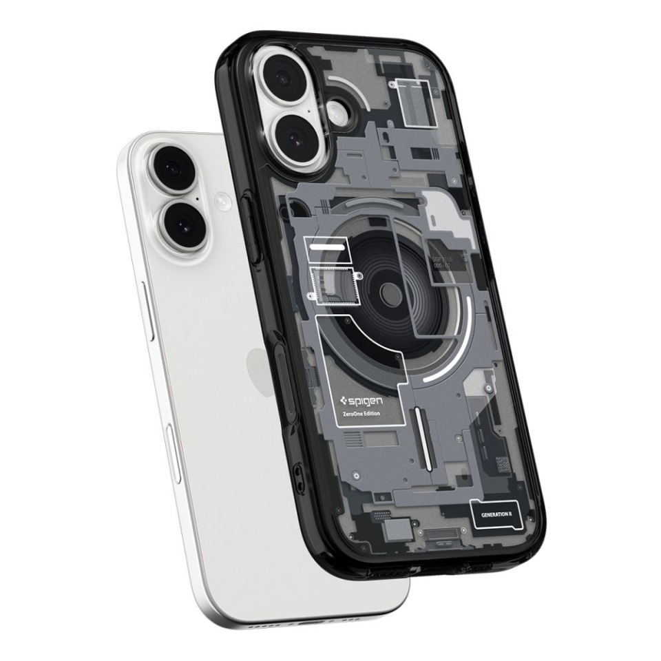 Husa pentru iPhone 17, Spigen Ultra Hybrid Zero One - Negru - 3 | YEO