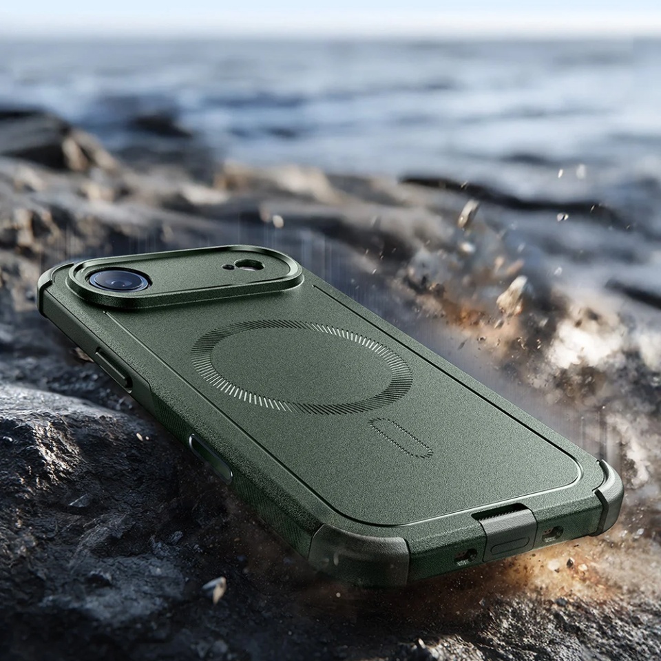 Husa pentru iPhone Air, Magsafe, ESR Cyber Halolock, Verde - 3 | YEO