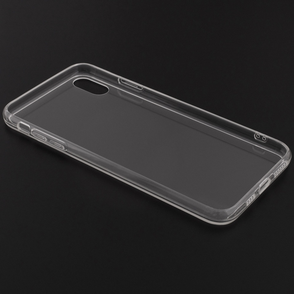 Husa pentru iPhone XS Max, SKYDDAR INNOVATION, ClearGuard, din silicon transparent, set cu sticker, Transparenta - 2 | YEO