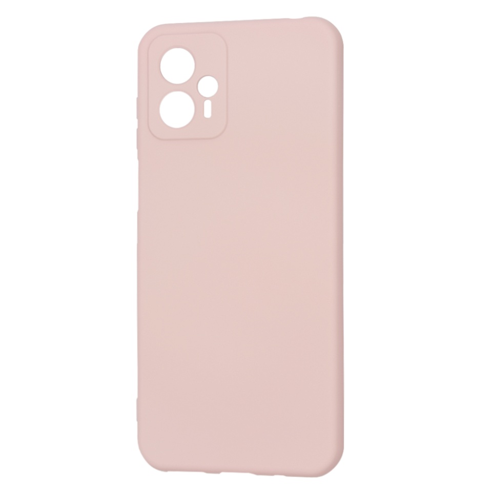 Husa pentru Motorola Moto G13 din Silicon Catifelat, Protectie Premium, Skyddar SoftElegance - Roz pudra - 1 | YEO