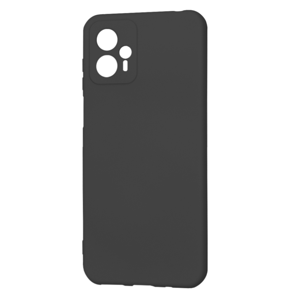 Husa pentru Motorola Moto G23 din Silicon Catifelat, Protectie Premium, Skyddar SoftElegance - Negru - 1 | YEO