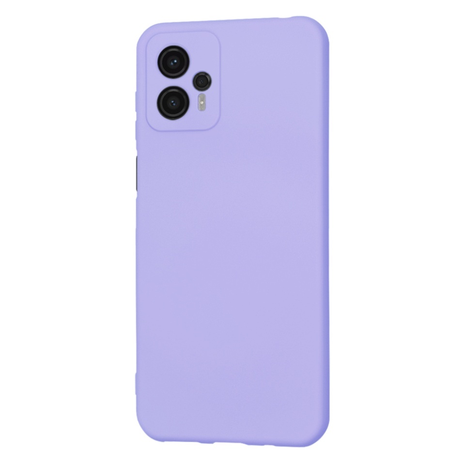 Husa pentru Motorola Moto G23, SKYDDAR INNOVATION, din Silicon Catifelat, SoftElegance, set cu sticker, Violet - 2 | YEO