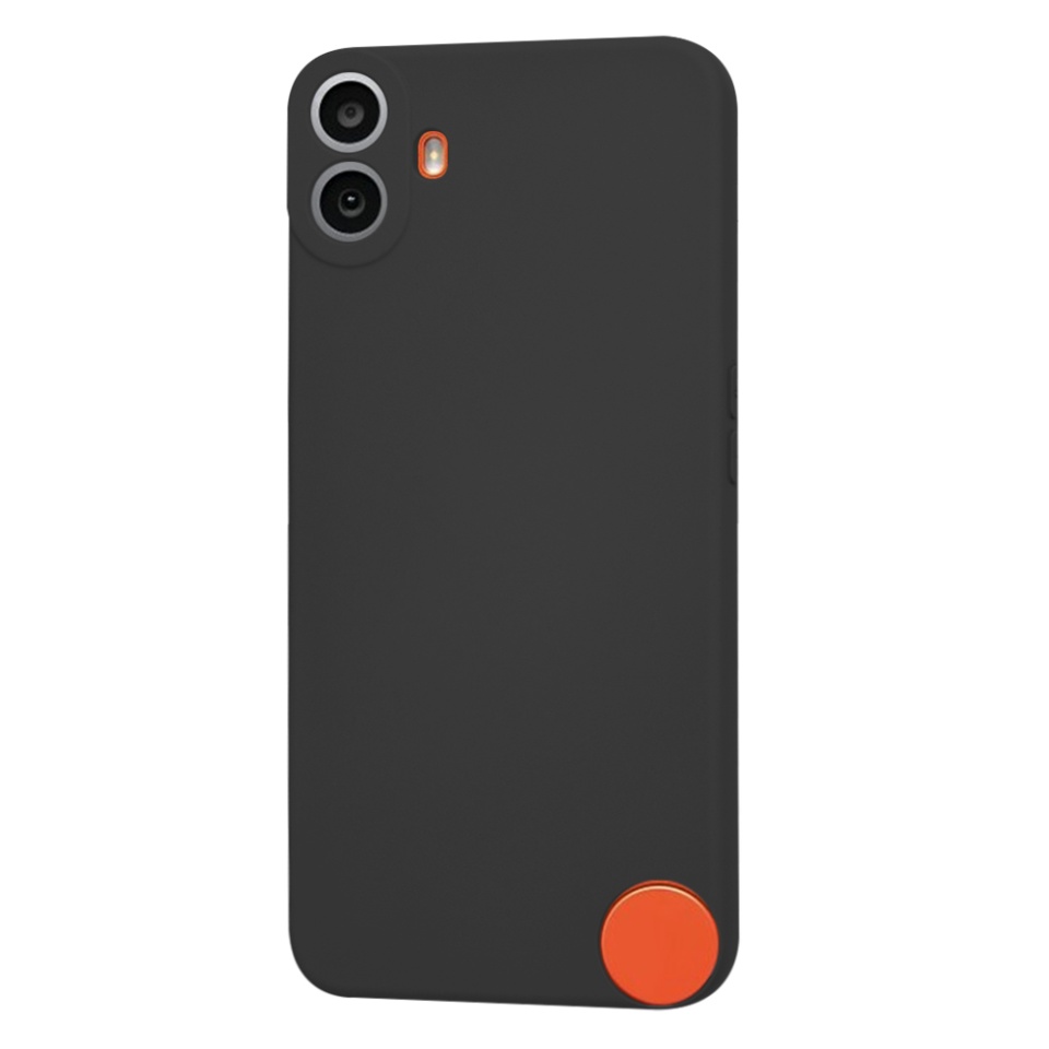 Husa pentru Nothing CMF Phone 1 din Silicon Catifelat, Protectie Premium, Skyddar SoftElegance - Negru - 2 | YEO
