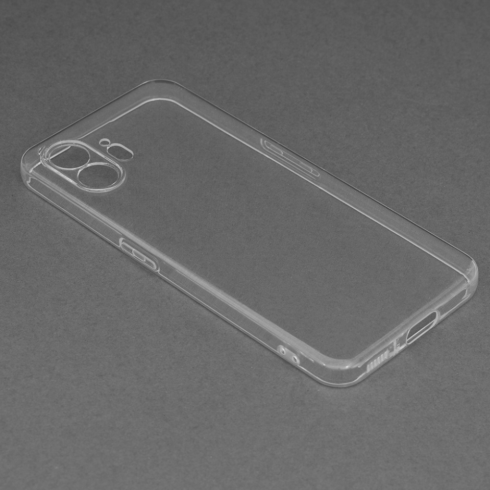 Husa pentru Nothing Phone (2), SKYDDAR INNOVATION, ClearGuard, din silicon transparent, set cu sticker, Transparenta - 1 | YEO