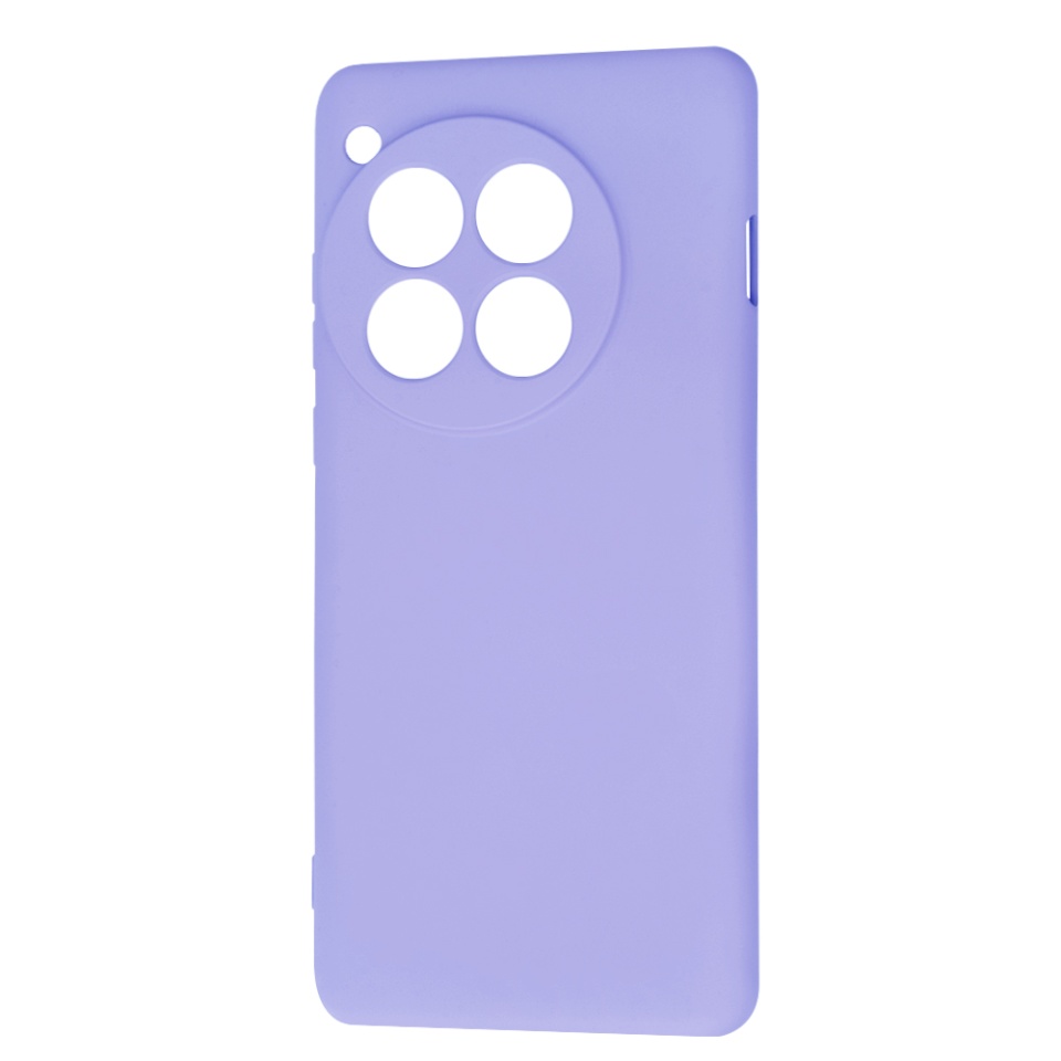 Husa pentru OnePlus 12 din Silicon Catifelat, Protectie Premium, Skyddar SoftElegance - Violet - 1 | YEO