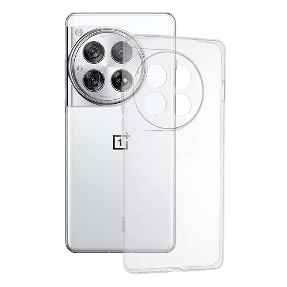 Husa pentru OnePlus 12 din silicon transparent, SKDR ClearGuard - Transparent