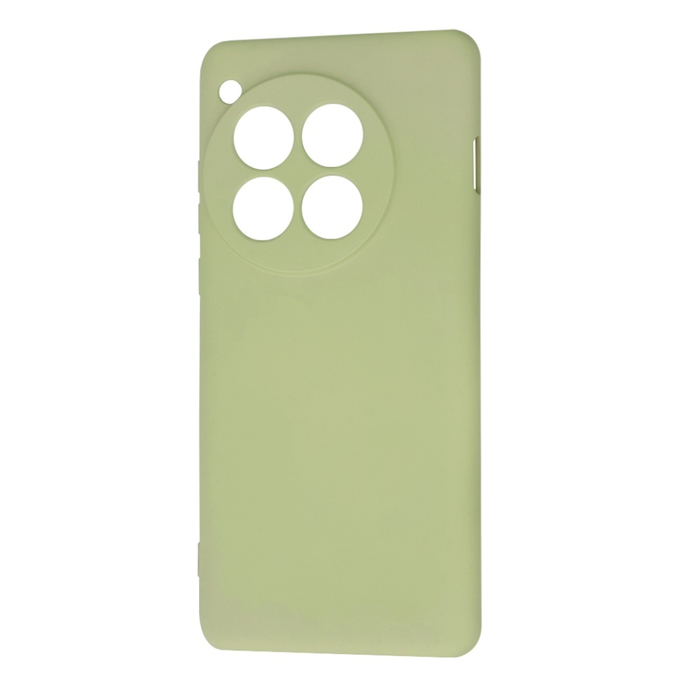 Husa pentru OnePlus 12, SKYDDAR INNOVATION, din Silicon Catifelat, SoftElegance, set cu sticker, Verde - 3 | YEO