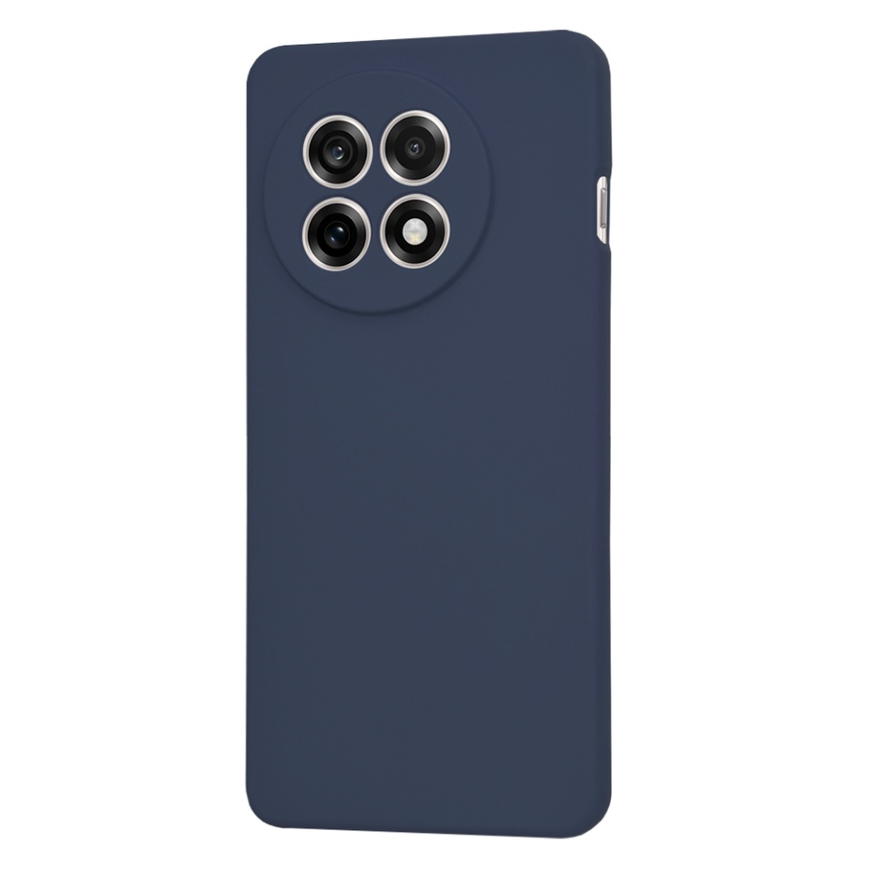 Husa pentru OnePlus 13R, SKYDDAR INNOVATION, SoftElegance din Silicon Catifelat, set cu sticker, Bleumarin - 2 | YEO