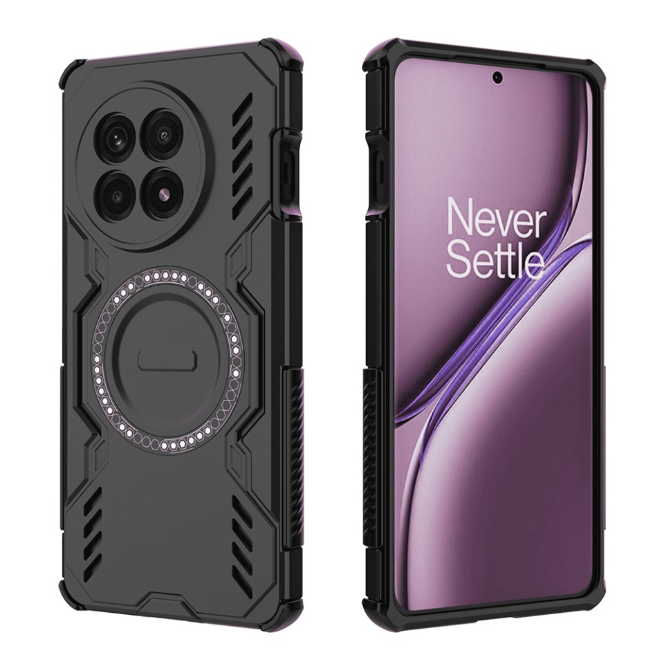 Husa pentru OnePlus 13R, SKYDDAR INOVATION, ArmorMag, Magsafe, set cu sticker, Negru - 1 | YEO