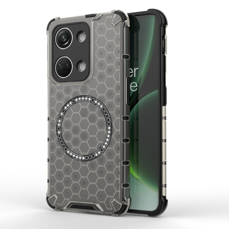 Husa pentru OnePlus Nord 3, SKYDDAR INNOVATION, HoneyComb Shield MagSafe, Negru, set cu sticker