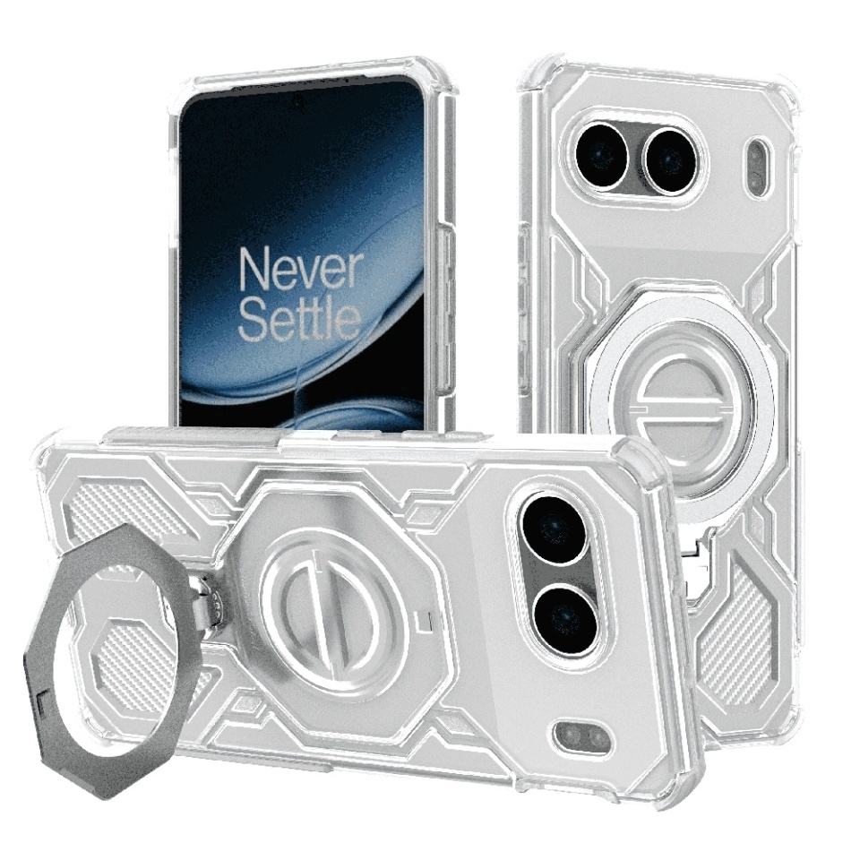 Husa pentru OnePlus Nord 4, Antisoc, SKYDDAR INOVATION, Carbon Shield PRO, Magsafe, set cu sticker, Alb
