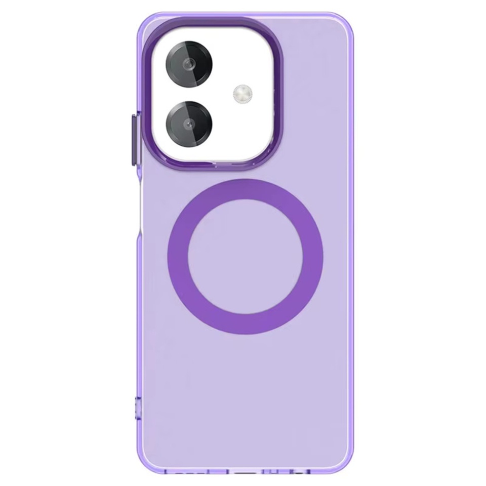 Husa pentru Oppo A40 4G / A60 5G, SKYDDAR INOVATION, CandyCase, Magsafe, set cu sticker, Mov - 1 | YEO