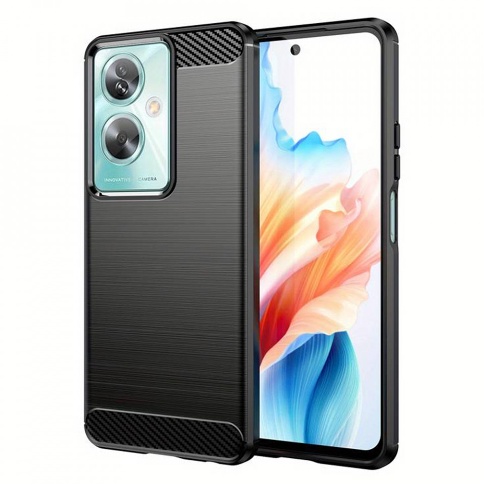 Husa pentru Oppo A79 5G, Skyddar Carbon - Negru