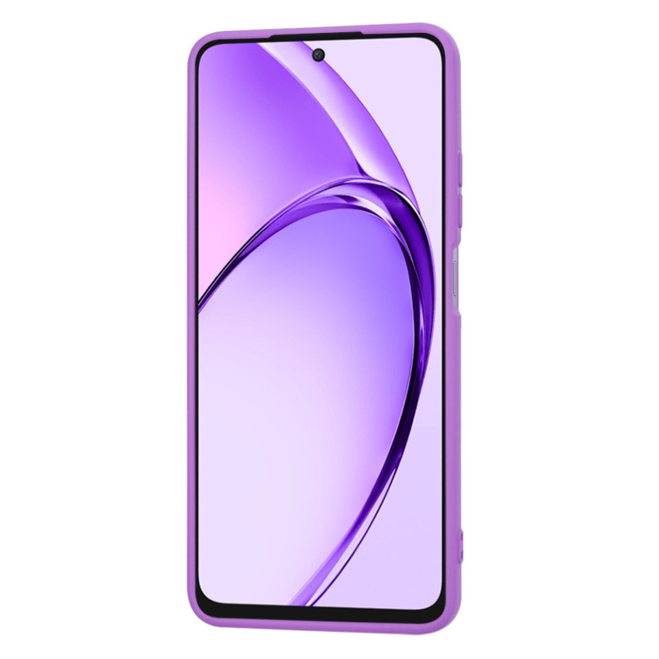 Husa pentru Oppo A80 5G din Silicon Catifelat, Protectie Premium, Skyddar SoftElegance - Mov - 3 | YEO