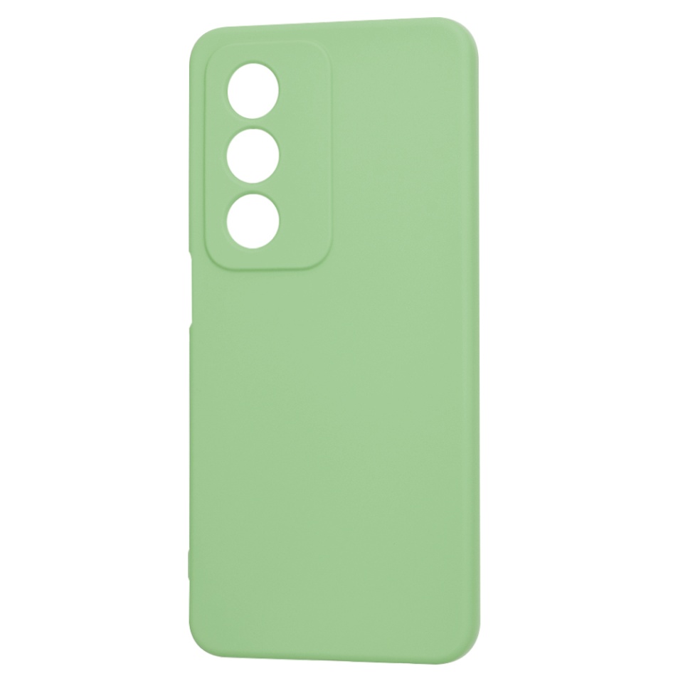 Husa pentru Oppo A80 5G din Silicon Catifelat, Protectie Premium, Skyddar SoftElegance - Verde deschis - 3 | YEO