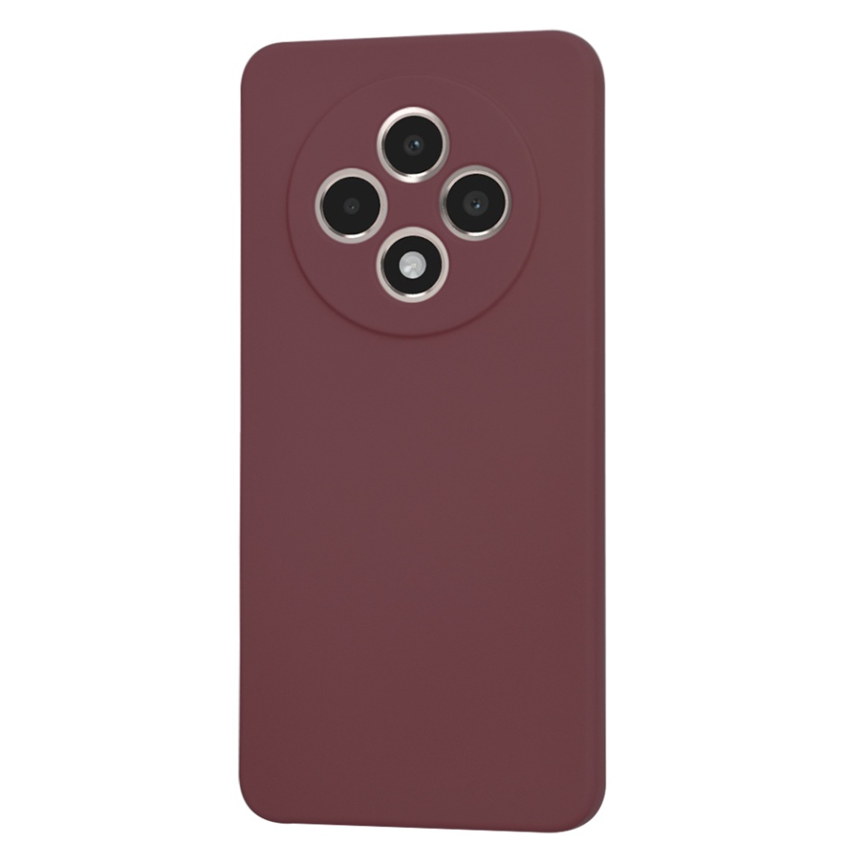 Husa pentru Oppo Reno12 F 5G / Reno12 FS / Reno12 F 4G din Silicon Catifelat, Protectie Premium, Skyddar SoftElegance - Bordo - 2 | YEO