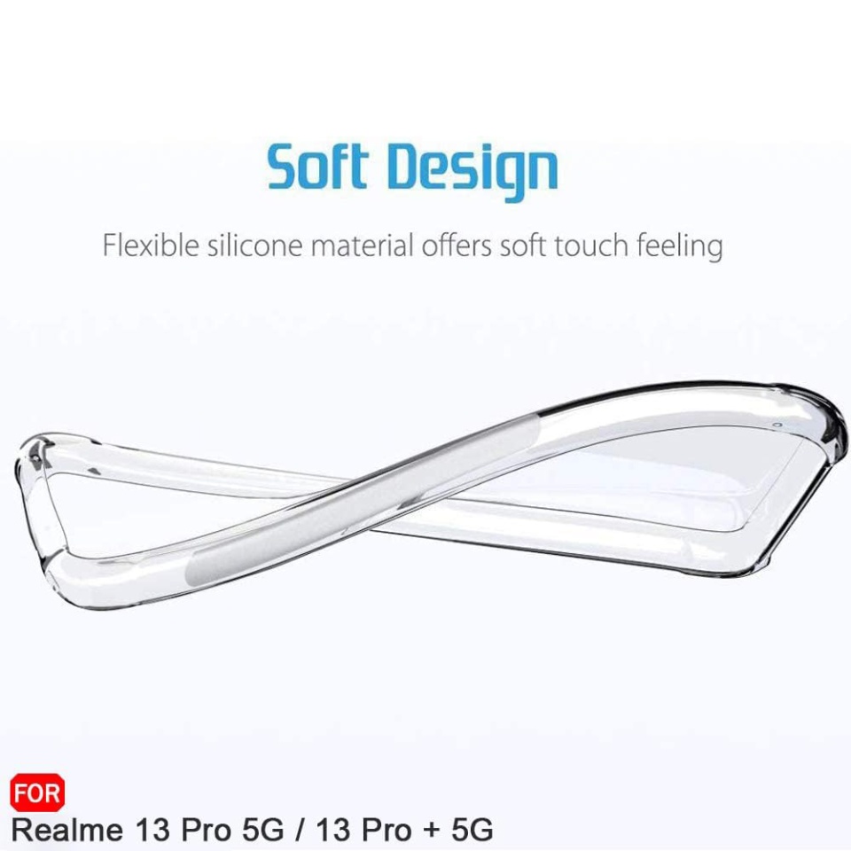 Husa pentru Realme 13 Pro / 13 Pro+ , SKYDDAR INNOVATION, Shockproof Clear din Silicon Slim, Transparenta, set cu sticker - 2 | YEO