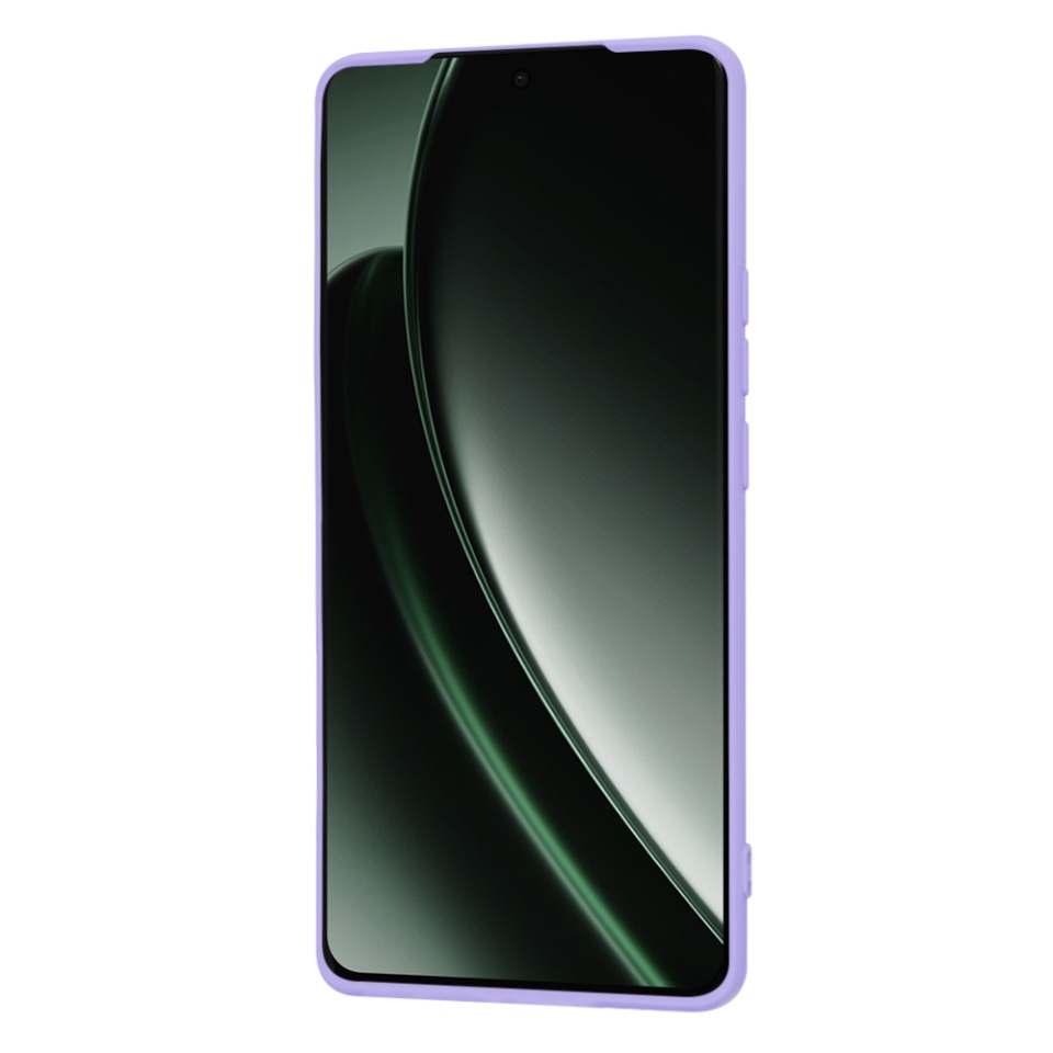 Husa pentru Realme GT 6 / GT 6T din Silicon Catifelat, Protectie Premium, Skyddar SoftElegance - Violet - 2 | YEO