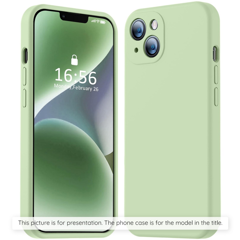 Husa pentru Samsung Galaxy A06 din Silicon Catifelat, Protectie Premium, Skyddar SoftElegance - Verde deschis