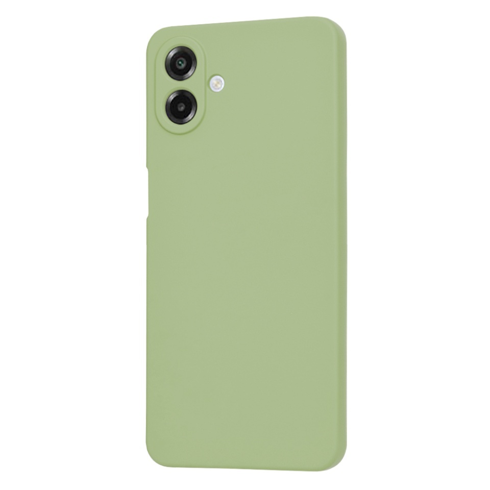 Husa pentru Samsung Galaxy A07 4G, SKYDDAR INNOVATION, din Silicon Catifelat, SoftElegance, set cu sticker, Verde - 2 | YEO
