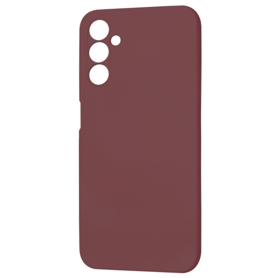 Husa pentru Samsung Galaxy A14 5G / Galaxy A14 4G din Silicon Catifelat, Protectie Premium, Skyddar SoftElegance - Bordo - 1 | YEO