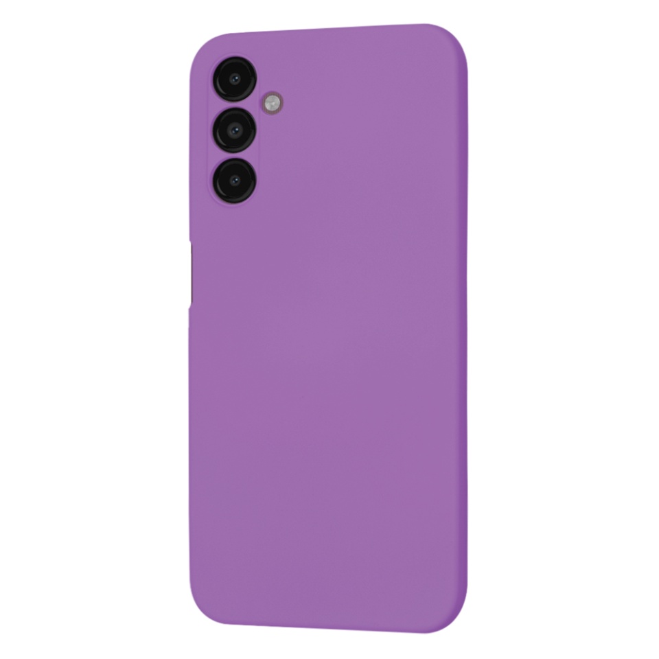 Husa pentru Samsung Galaxy A14 5G / Galaxy A14 4G din Silicon Catifelat, Protectie Premium, Skyddar SoftElegance - Mov - 3 | YEO