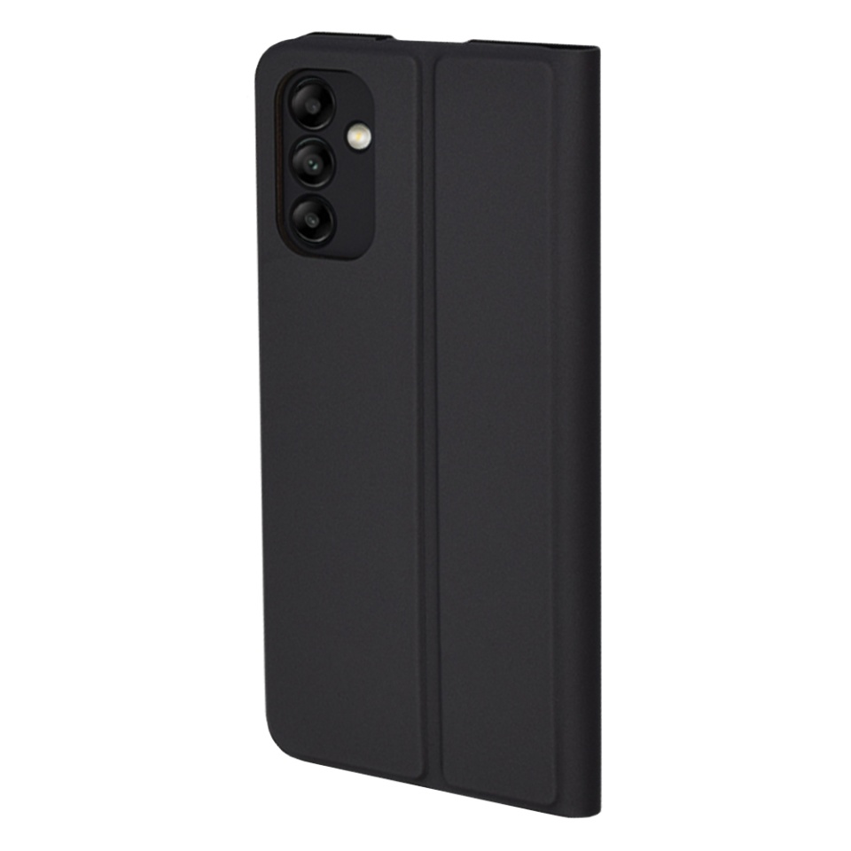 Husa pentru Samsung Galaxy A14 5G / Galaxy A14 4G, SKYDDAR INNOVATION, Magskin Book, tip Carte cu Portofel Interior, set cu sticker, Negru - 2 | YEO