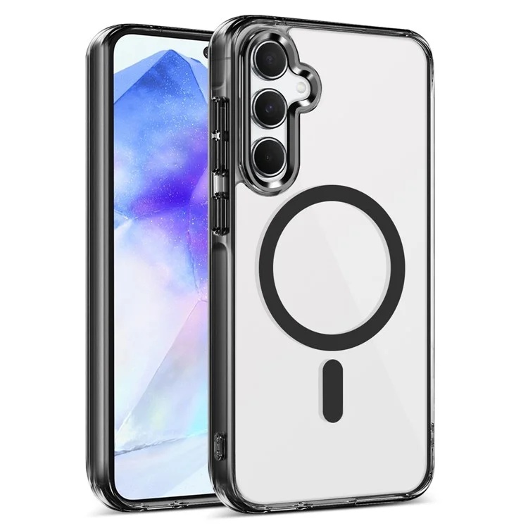 Husa pentru Samsung Galaxy A15 4G / Galaxy A15 5G cu Magsafe integrat, SKYDDAR Luxury Shield - Negru