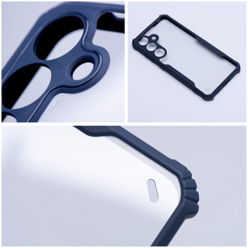 Husa pentru Samsung Galaxy A15 5G, anti soc, Skyddar StealthArmor - Albastru - 2 | YEO