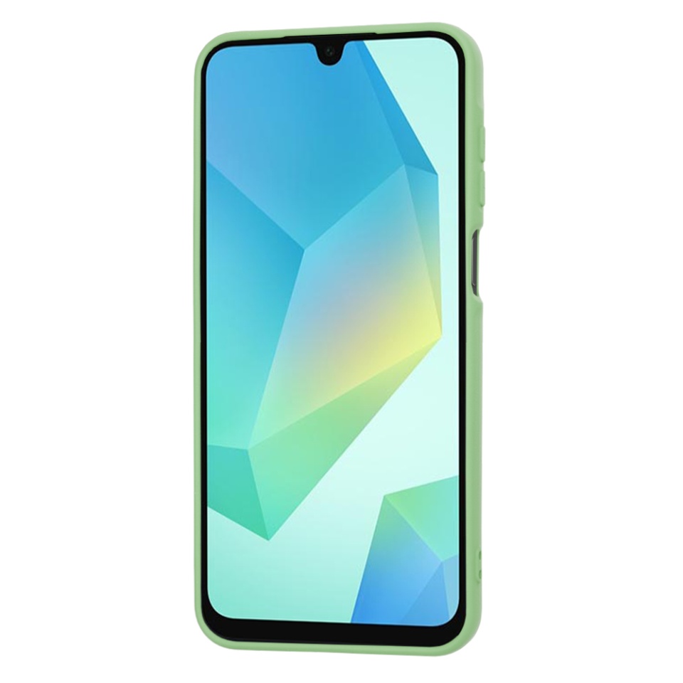 Husa pentru Samsung Galaxy A16 4G / Galaxy A16 5G din Silicon Catifelat, Protectie Premium, Skyddar SoftElegance - Verde deschis - 1 | YEO