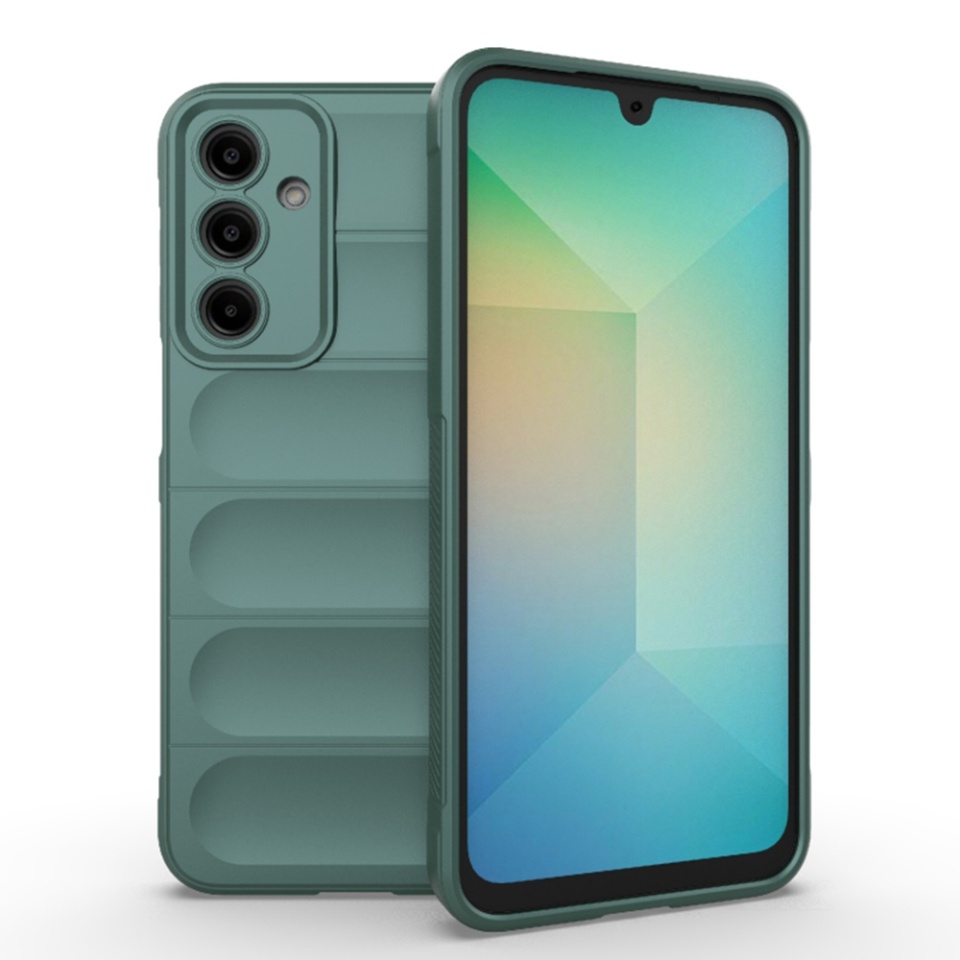 Husa pentru Samsung Galaxy A16 4G / Galaxy A16 5G eleganta, din silicon mat, SKDR Vogue - Verde