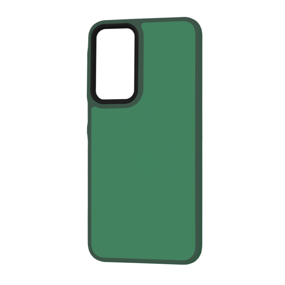 Husa pentru Samsung Galaxy A16 4G / Galaxy A16 5G, SKYDDAR INNOVATION, Frosted, Verde inchis, set cu sticker - 3 | YEO