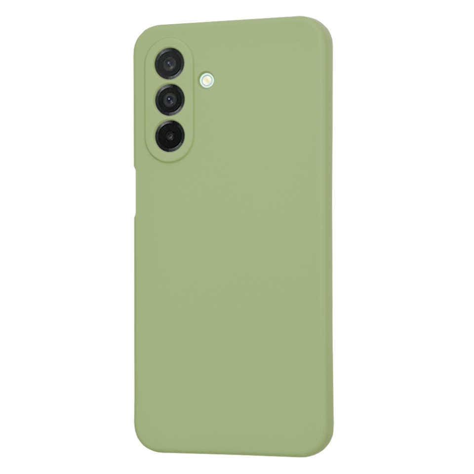 Husa pentru Samsung Galaxy A26 5G, SKYDDAR INNOVATION, din Silicon Catifelat, SoftElegance, set cu sticker, Verde - 2 | YEO