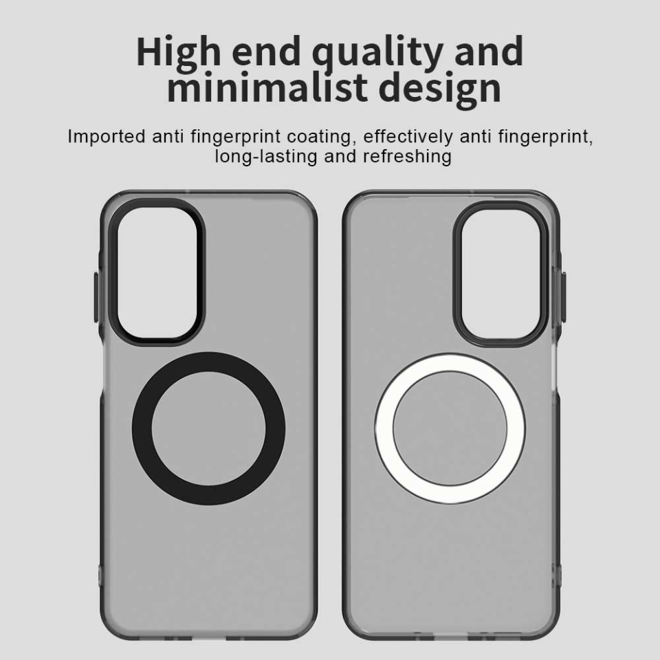 Husa pentru Samsung Galaxy A26 5G, SKYDDAR INOVATION, CandyCase, Magsafe, set cu sticker, Negru - 2 | YEO