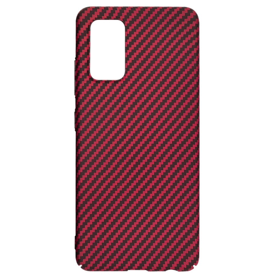Husa pentru Samsung Galaxy A32 4G, Finisaj Premium cu Textura de Carbon, Design Elegant, SKDR CarbonFlex - Rosu - 3 | YEO
