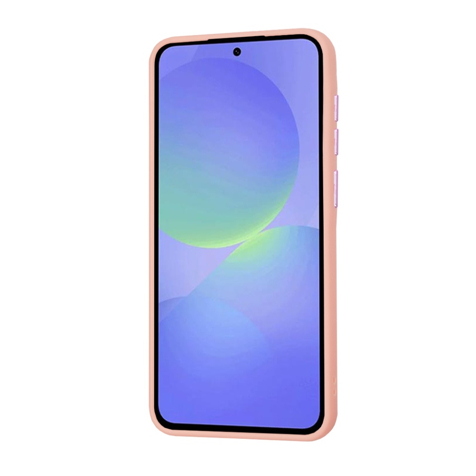 Husa pentru Samsung Galaxy A36 5G, SKYDDAR INNOVATION, HaloFrost, AntiSoc, Roz, set cu sticker - 1 | YEO