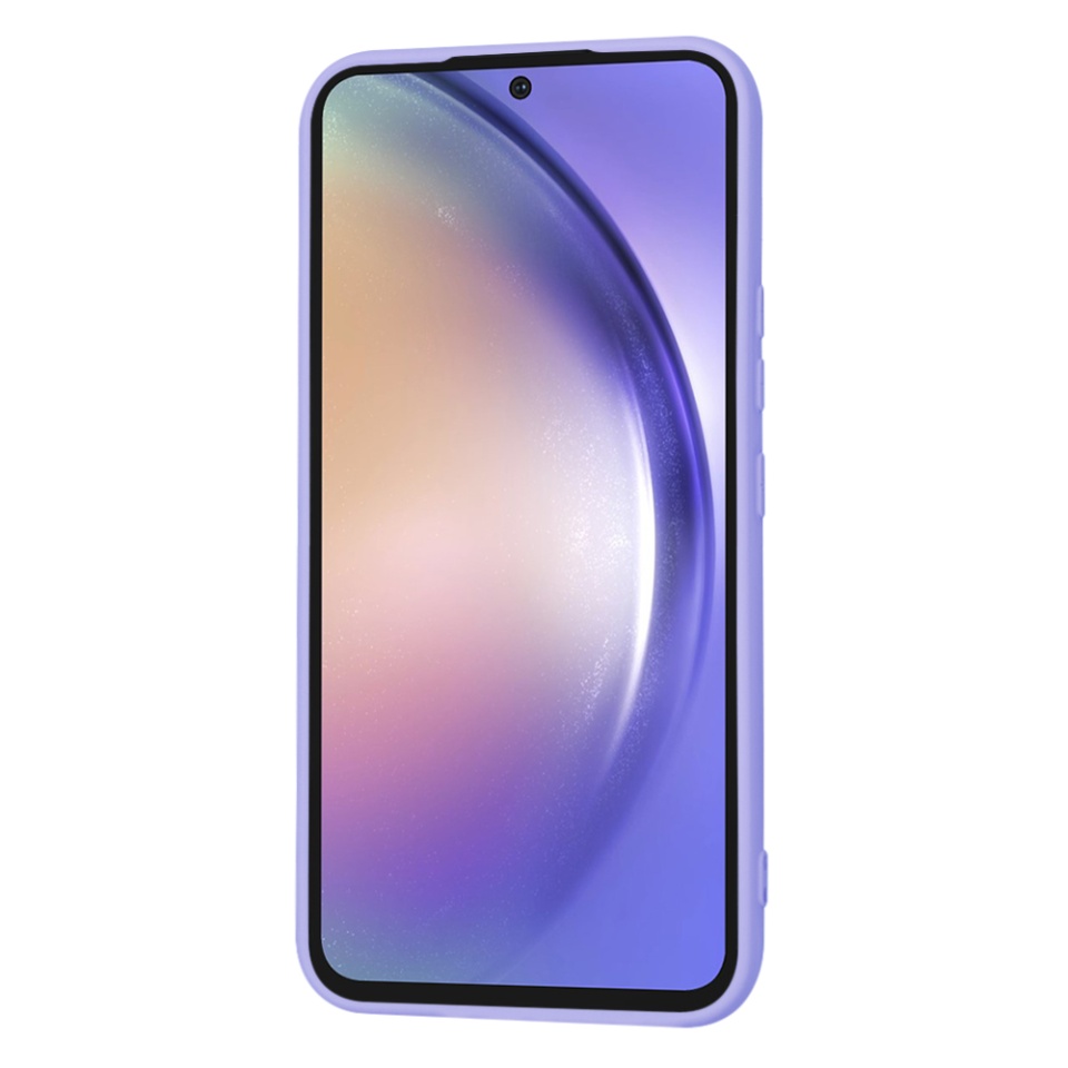 Husa pentru Samsung Galaxy A54 din Silicon Catifelat, Protectie Premium, Skyddar SoftElegance - Violet - 2 | YEO