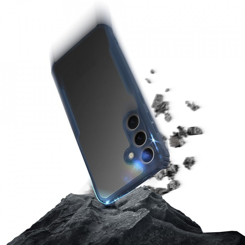 Husa pentru Samsung Galaxy A55 5G, anti soc, Skyddar StealthArmor - Navy - 2 | YEO