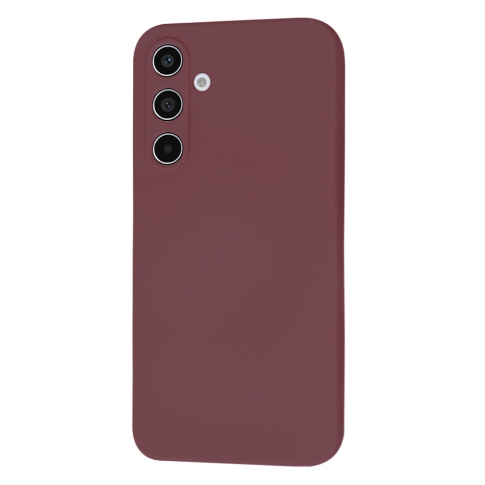 Husa pentru Samsung Galaxy A55 5G din Silicon Catifelat, Protectie Premium, Skyddar SoftElegance - Bordo - 3 | YEO
