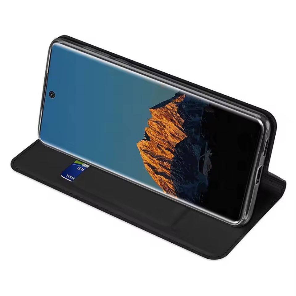 Husa pentru Samsung Galaxy A56 5G tip Carte cu portofel interior, Prestige - Negru - 1 | YEO