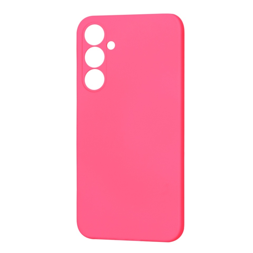 Husa pentru Samsung Galaxy S23 FE, SKYDDAR INNOVATION, din Silicon Catifelat, SoftFlex Magsafe, set cu sticker, Fucsia - 2 | YEO