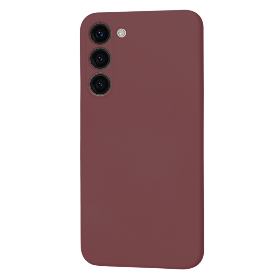 Husa pentru Samsung Galaxy S23 Plus din Silicon Catifelat, Protectie Premium, Skyddar SoftElegance MagSafe - Bordo - 2 | YEO
