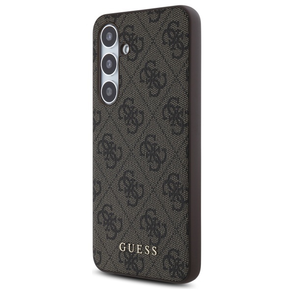 Husa pentru Samsung Galaxy S24 FE, Hardcase 4G Classic, Guess, Maro - 2 | YEO