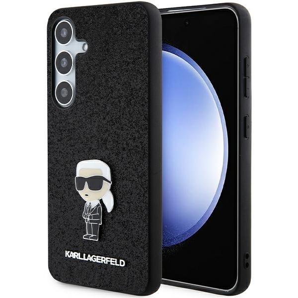 Husa pentru Samsung Galaxy S24 Plus, Hardcase Glitter, Karl Lagerfeld, Negru
