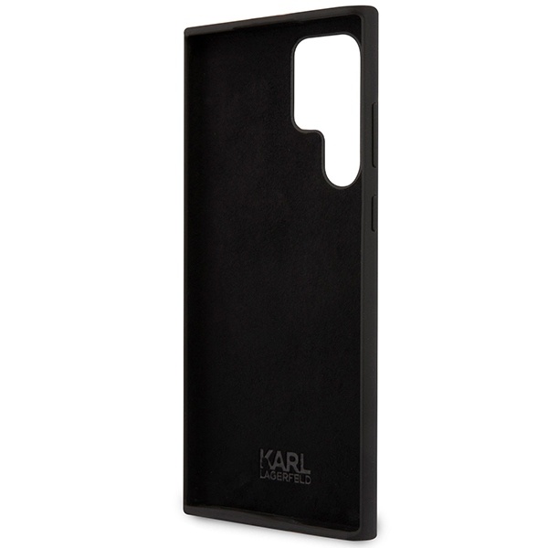 Husa pentru Samsung Galaxy S24 Ultra, Silicone, Karl Lagerfeld, Negru - 3 | YEO